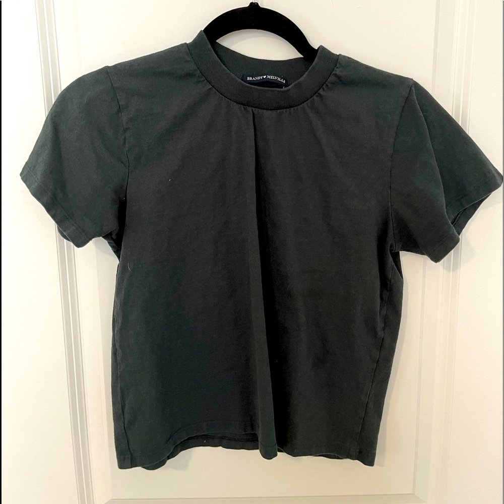 Brandy Melville DARK FOREST GREEN Crop Top